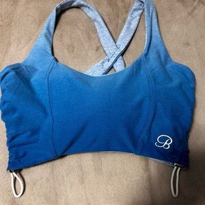 RESERVED!!!! Bombshell Sportswear Blue Ombre Toggle Sports Bra medium